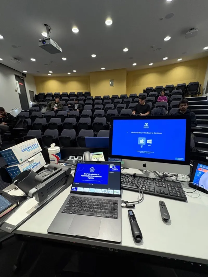 Guest lecture at UniMel. organized by Dr. Wen Li