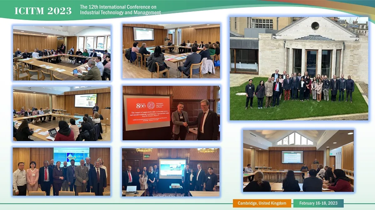 Attending academic conference