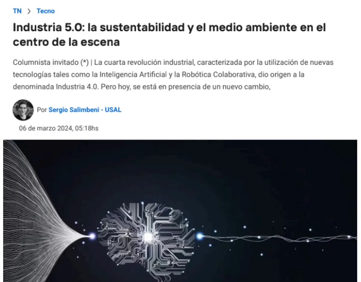 News article in a newspaper TN digital version