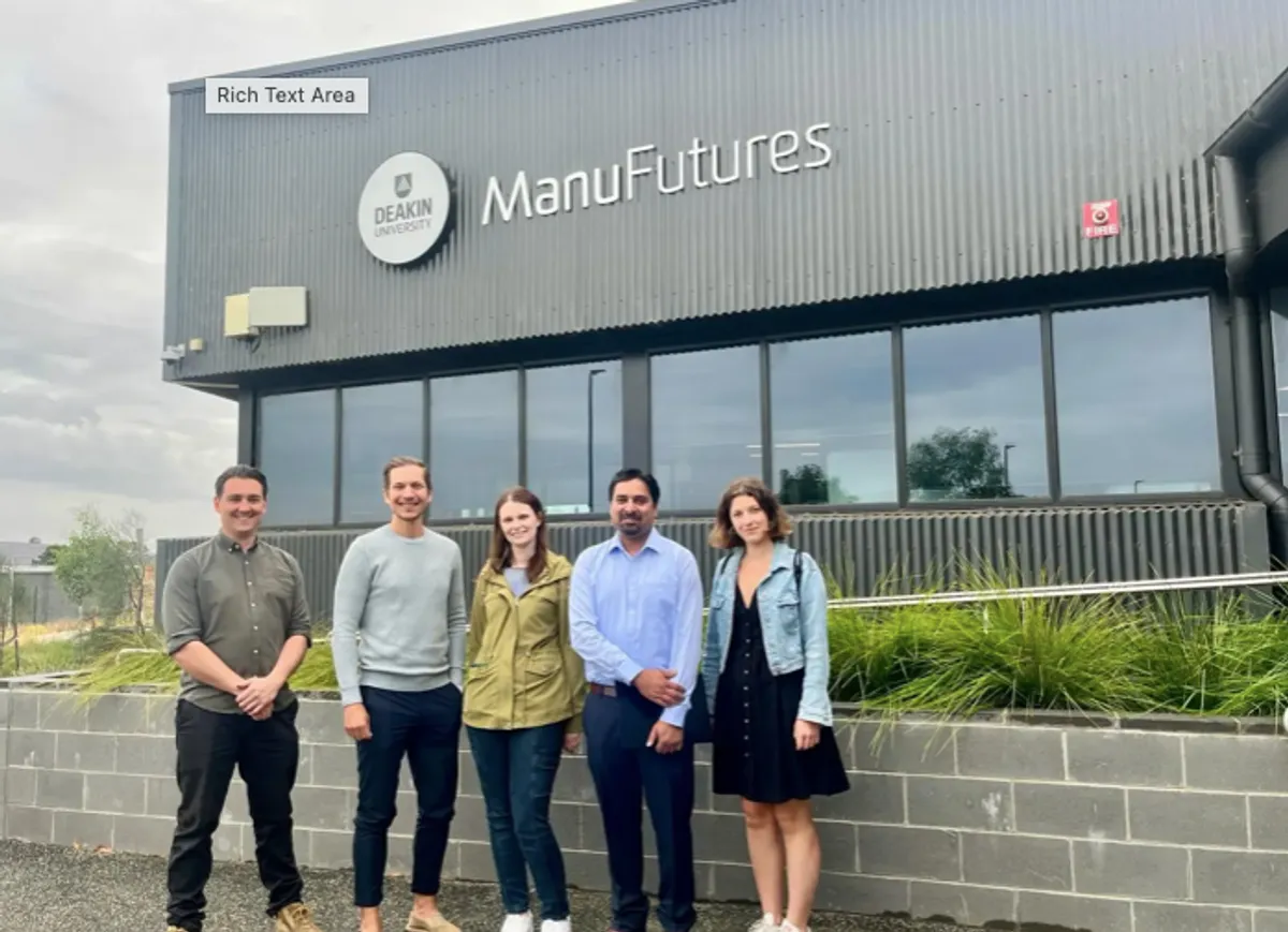 Visiting the ManuFutures at Deakin University