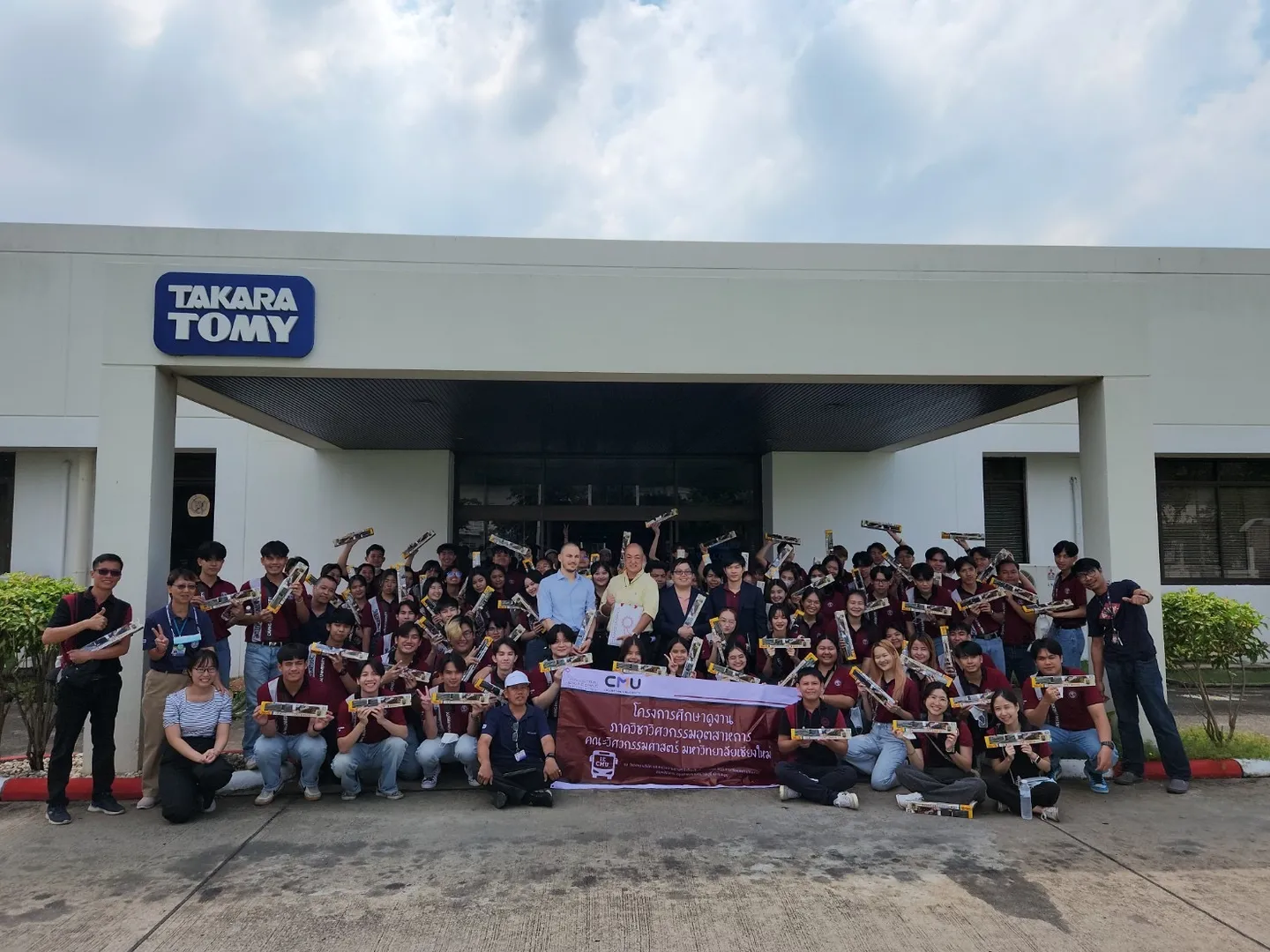 Visiting companies throughout Thailand