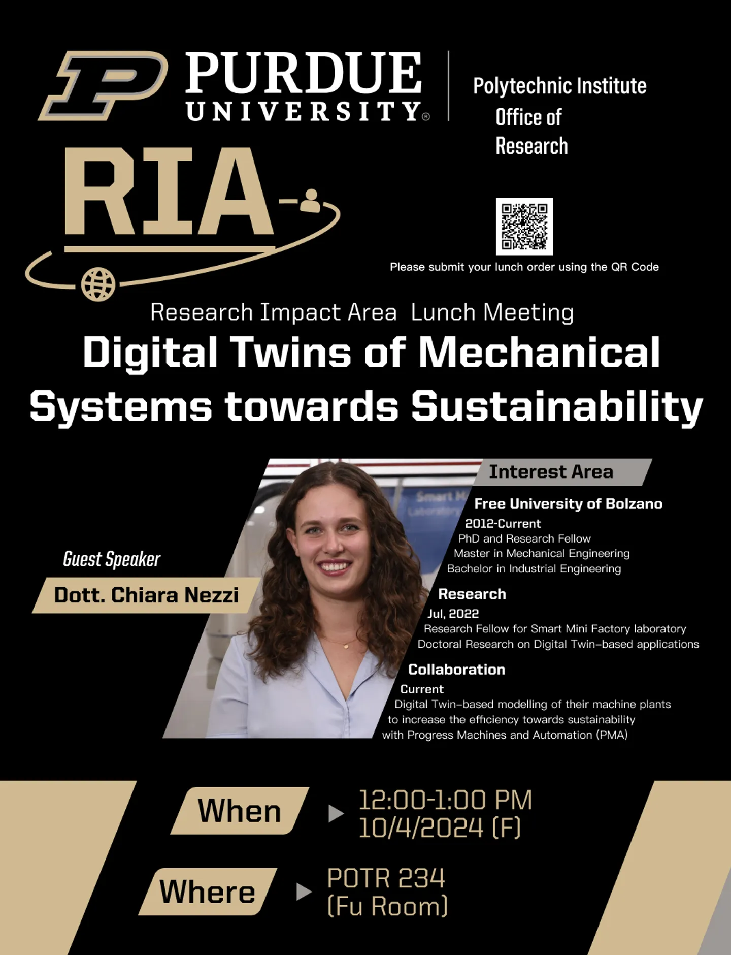 Additional image 1 for Invited Guest Speaker at Research Impact Area Meeting
