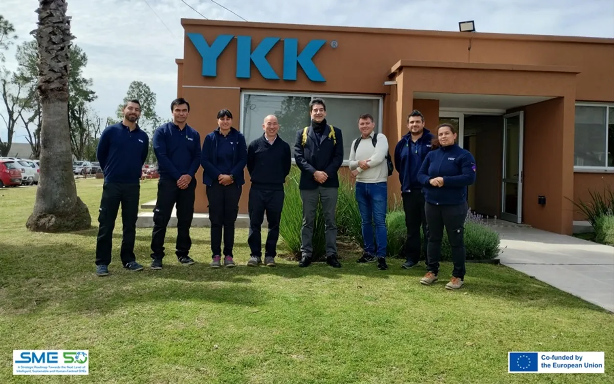Visiting the YKK plant in Pilar