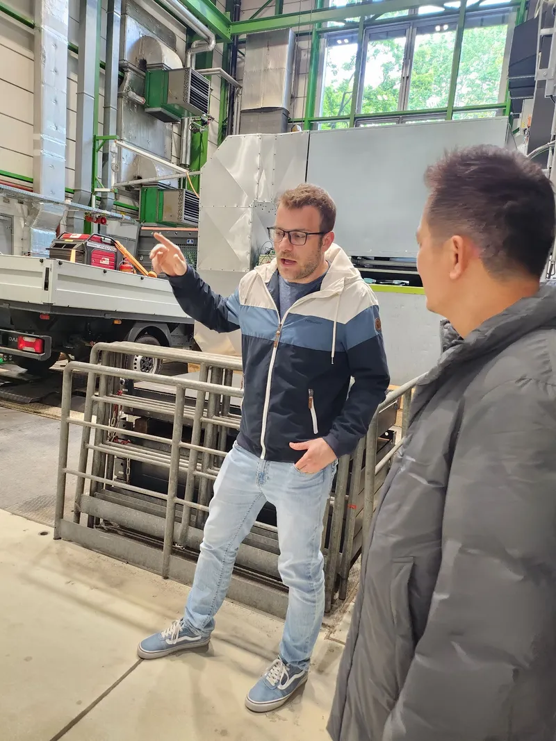 Additional image 1 for TU Graz Vehicle testing lab visit